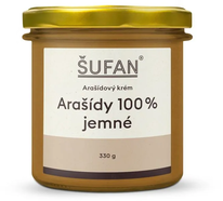 100 % arašídové máslo jemné Šufan 330 g 